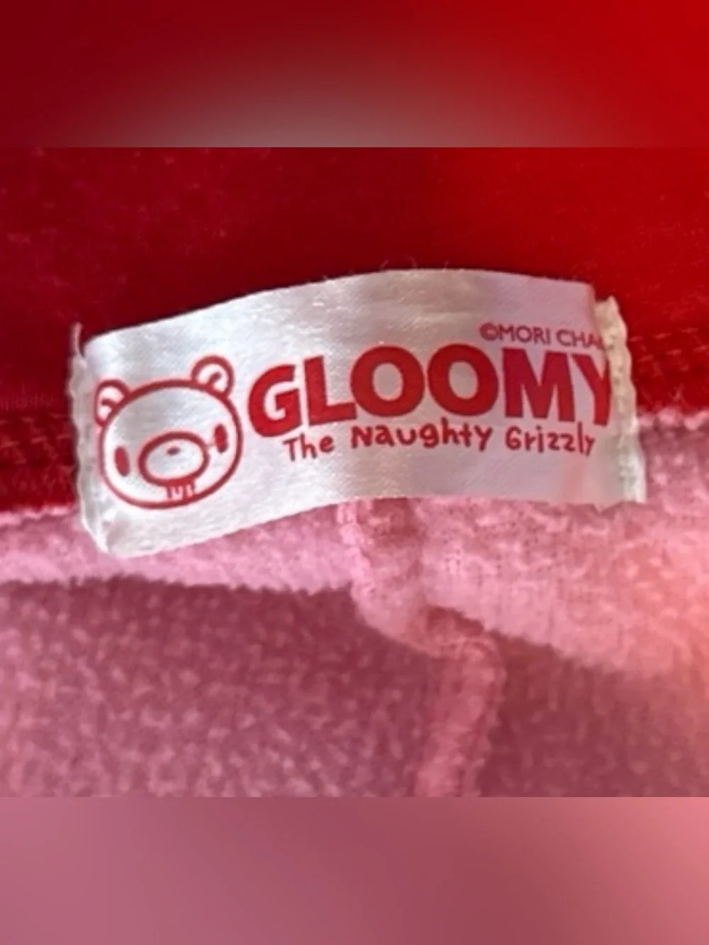 Gloomy Bear cozy pink